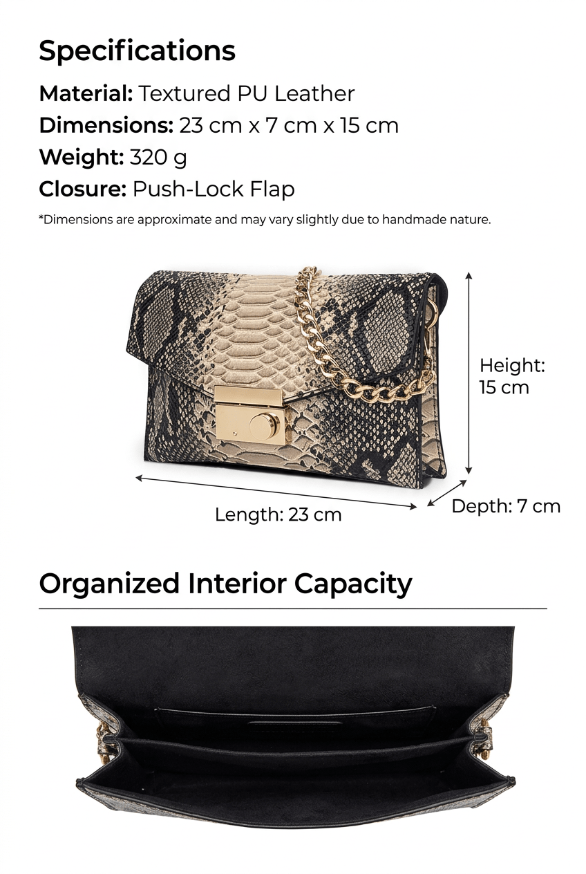 English Specifications & Dimensions Diagram - No Logo